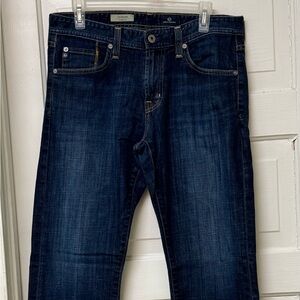 Men’s Adriano Goldschmied The Protege straight leg dark wash jeans size 32x32